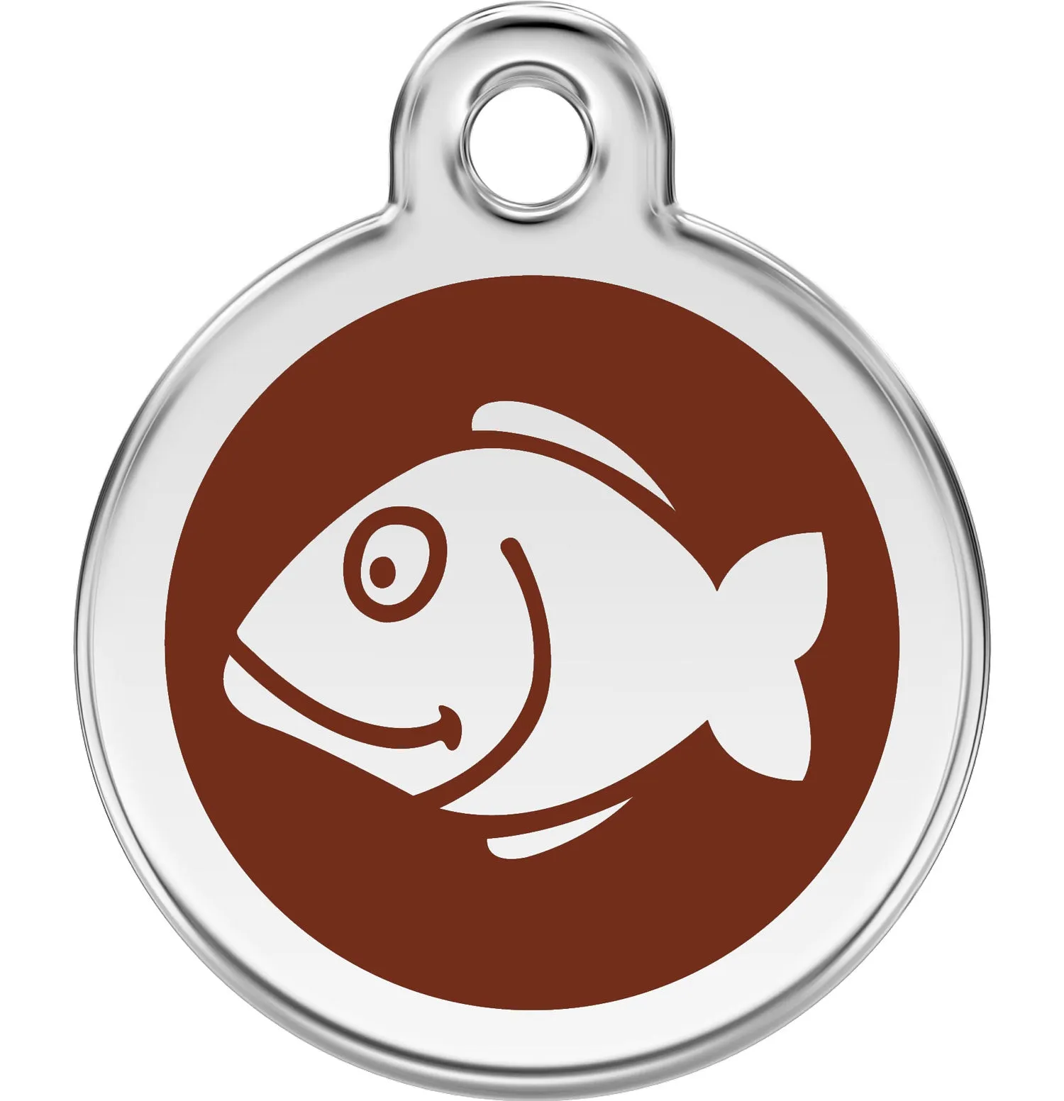 Red Dingo Fish Pet ID Cat Tags