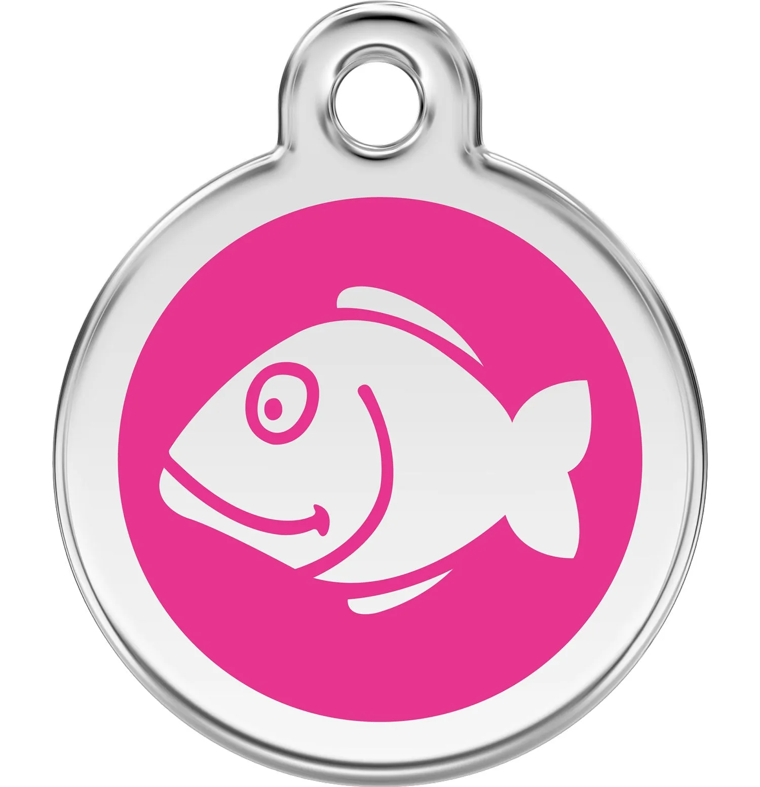 Red Dingo Fish Pet ID Cat Tags