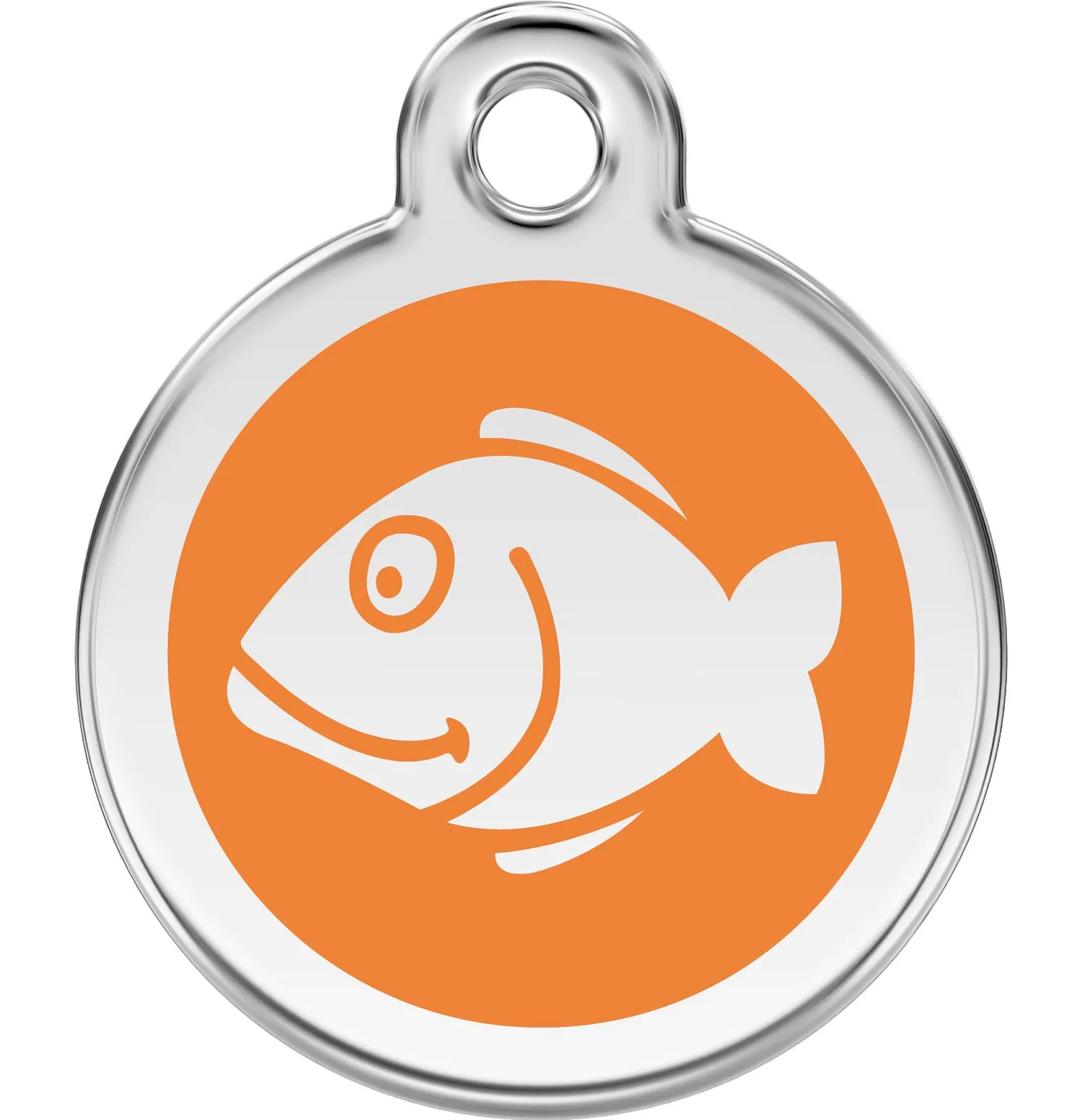 Red Dingo Fish Pet ID Cat Tags