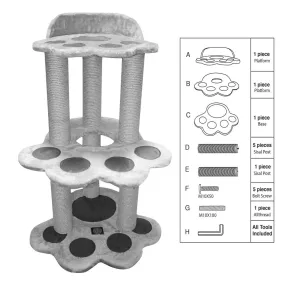 Replacement Parts for Cat Tree 37.5"