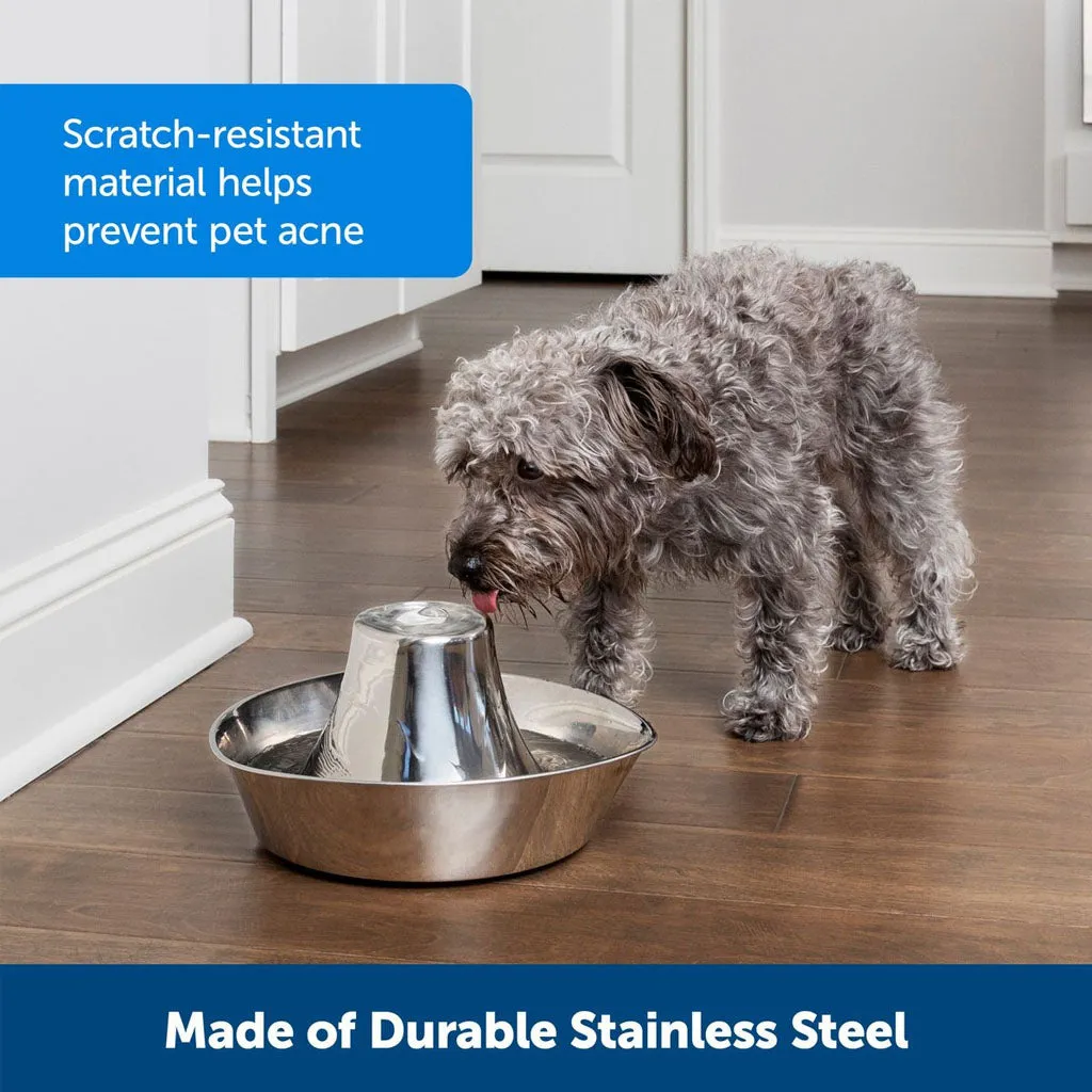 Seaside Stainless Steel Pet Fountain