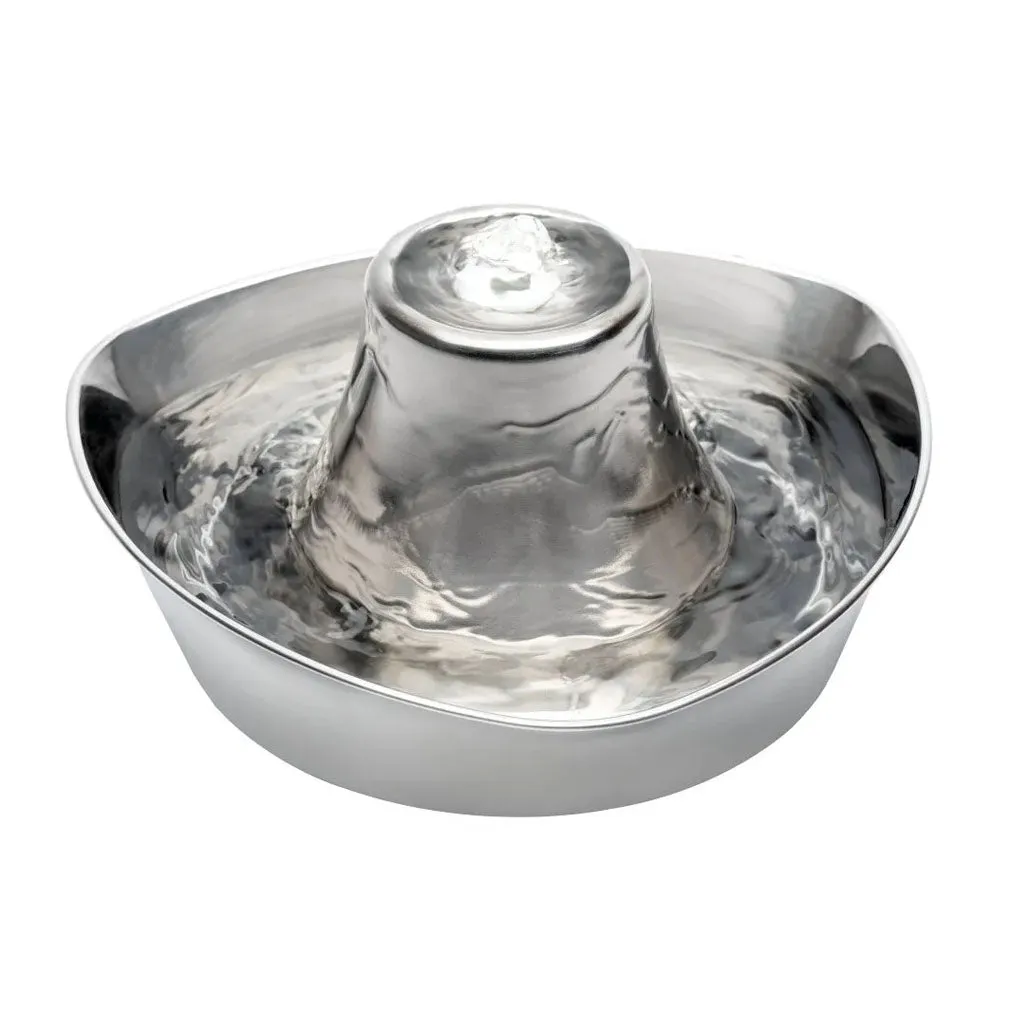 Seaside Stainless Steel Pet Fountain