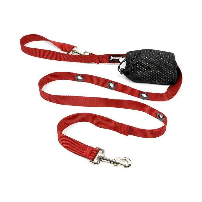 Smoochy Poochy Nylon Hands-Free Leash 6' - Various Colours