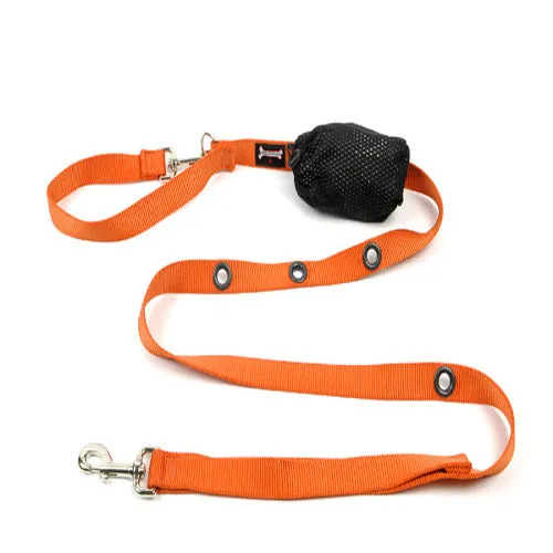 Smoochy Poochy Nylon Hands-Free Leash 6' - Various Colours