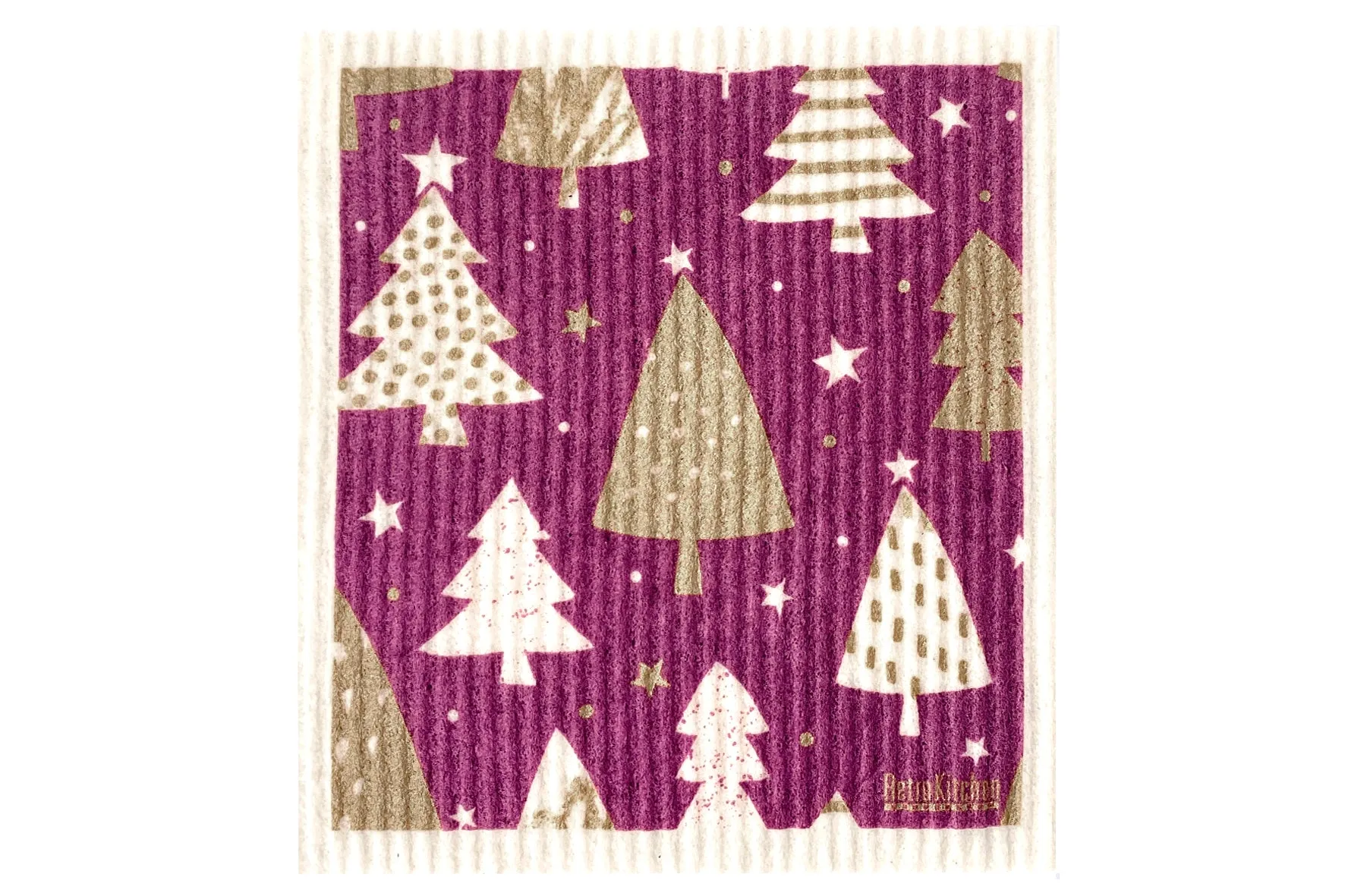 Sponge Cloth - Christmas Trees