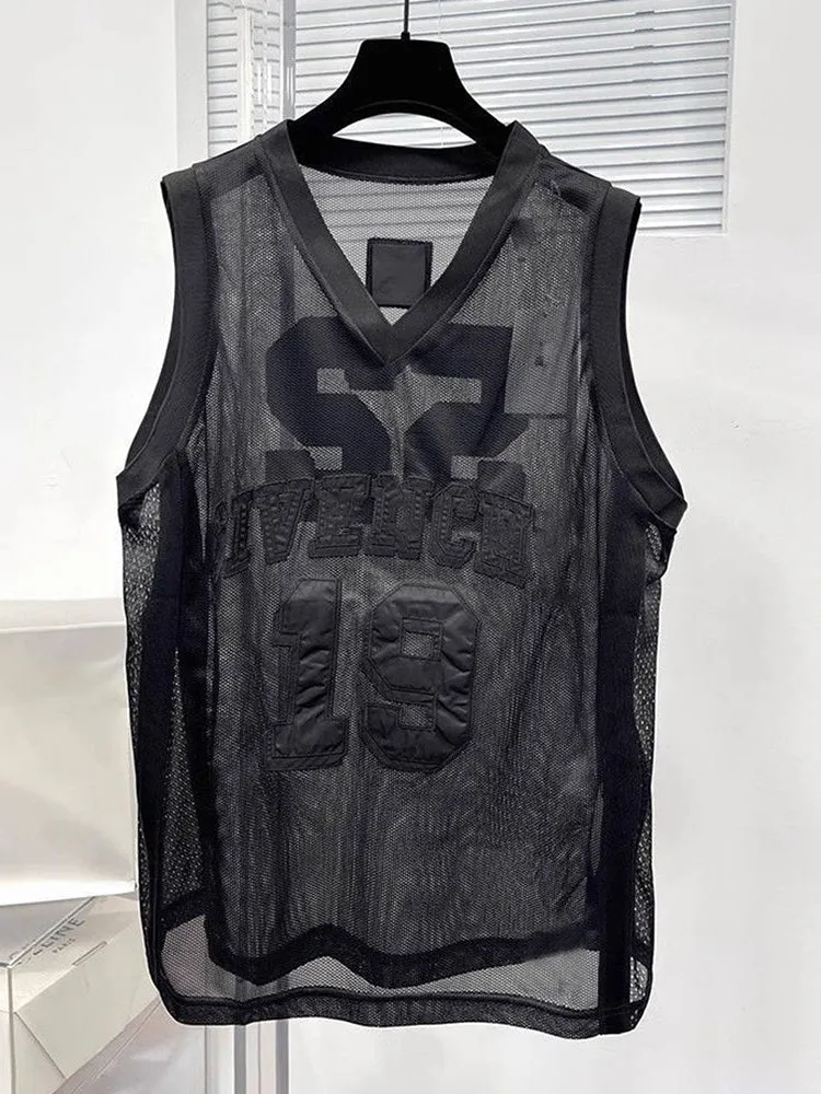 Summer Semi Transparent Mesh Mens Vest