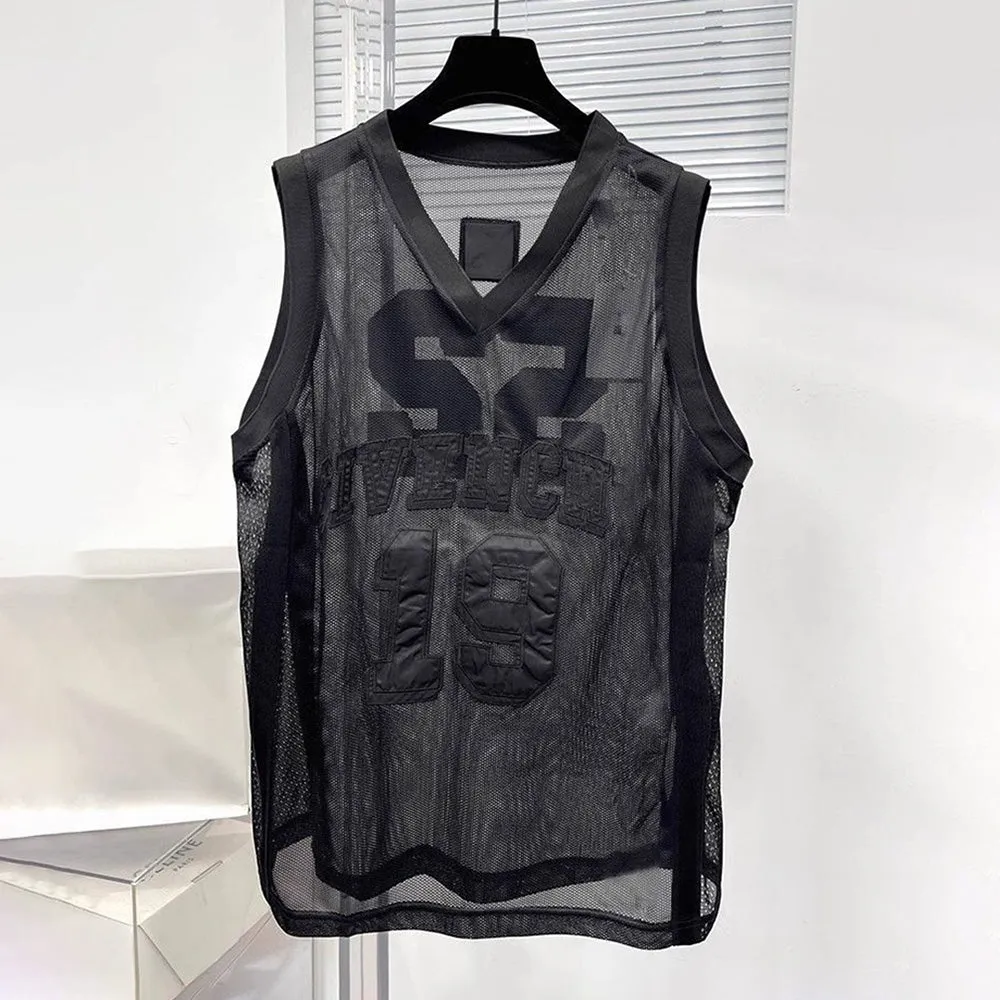 Summer Semi Transparent Mesh Mens Vest