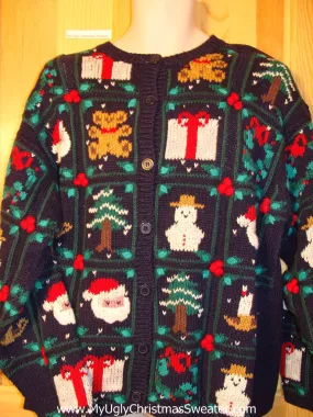 Tacky Ugly Christmas Sweater Festive & Fun (f339)