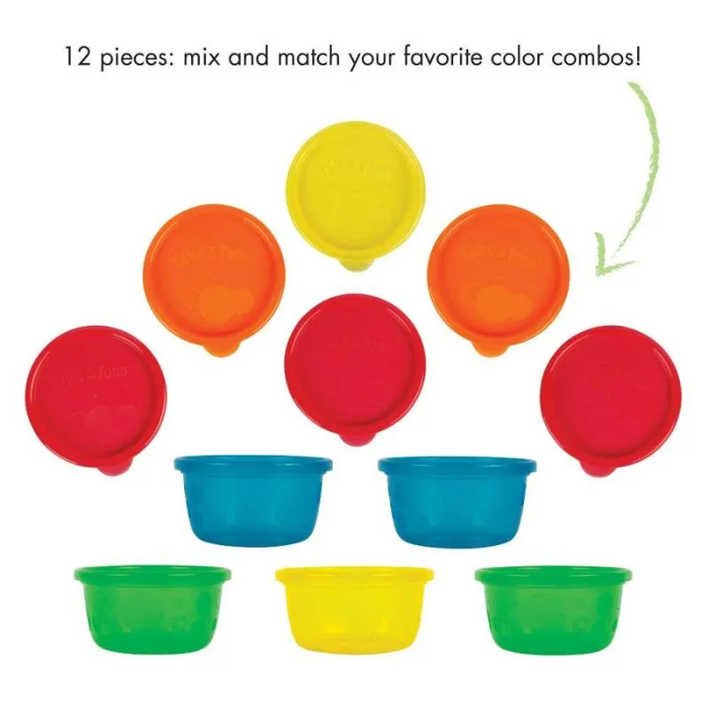 Take and Toss Toddler Bowls with Lids - 6 Pack