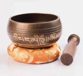 Tibetan High Quality Brass Singing Bowl Handmade in Nepal