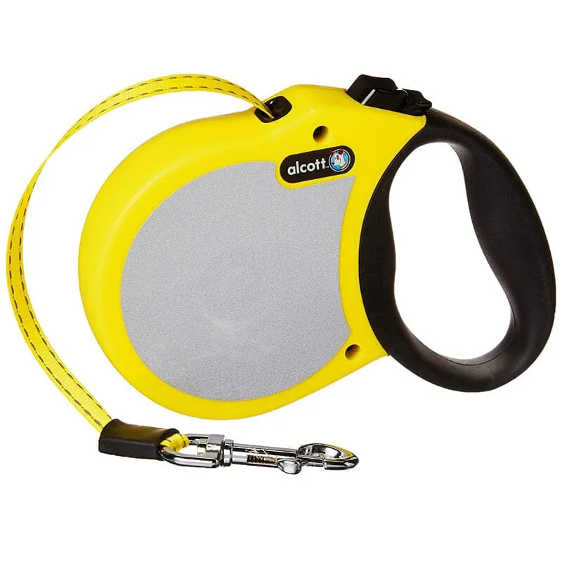 Visibility Retractable Reflective Belt Leash, 16' Long