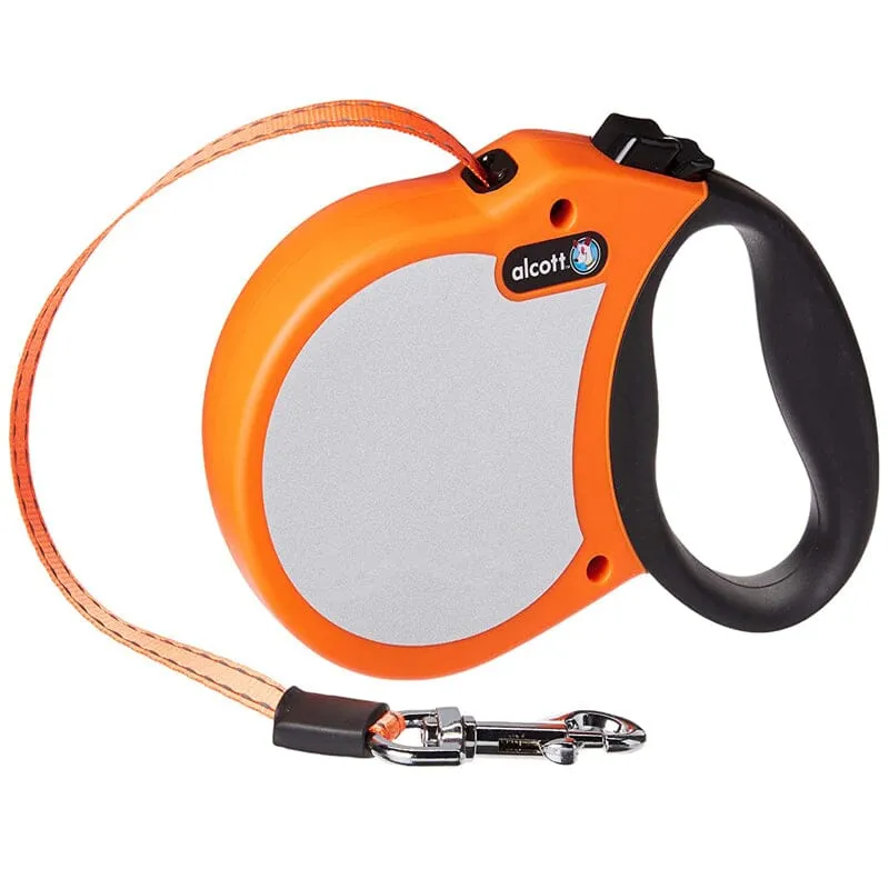 Visibility Retractable Reflective Belt Leash, 16' Long