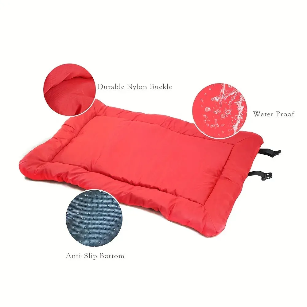 Waterproof Anti-Slip Dog Bed Cushion - Durable, Washable Outdoor Pet Mattress