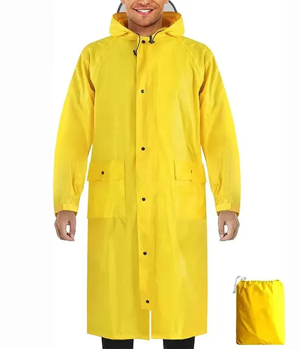 Wholesale Custom Waterproof Lightweight Raincoat for Men Women Adult with Pocket for Hiking Camping Outdoor Activities