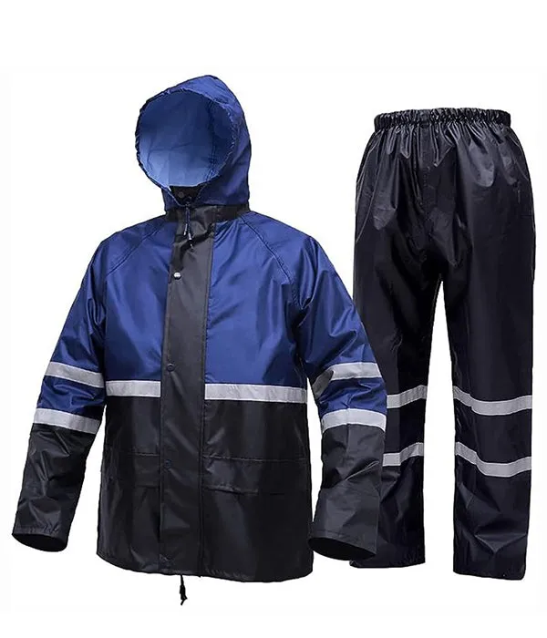 Wholesale Custom Work Wear Raincoat Security Guard Rain Jacket uniform