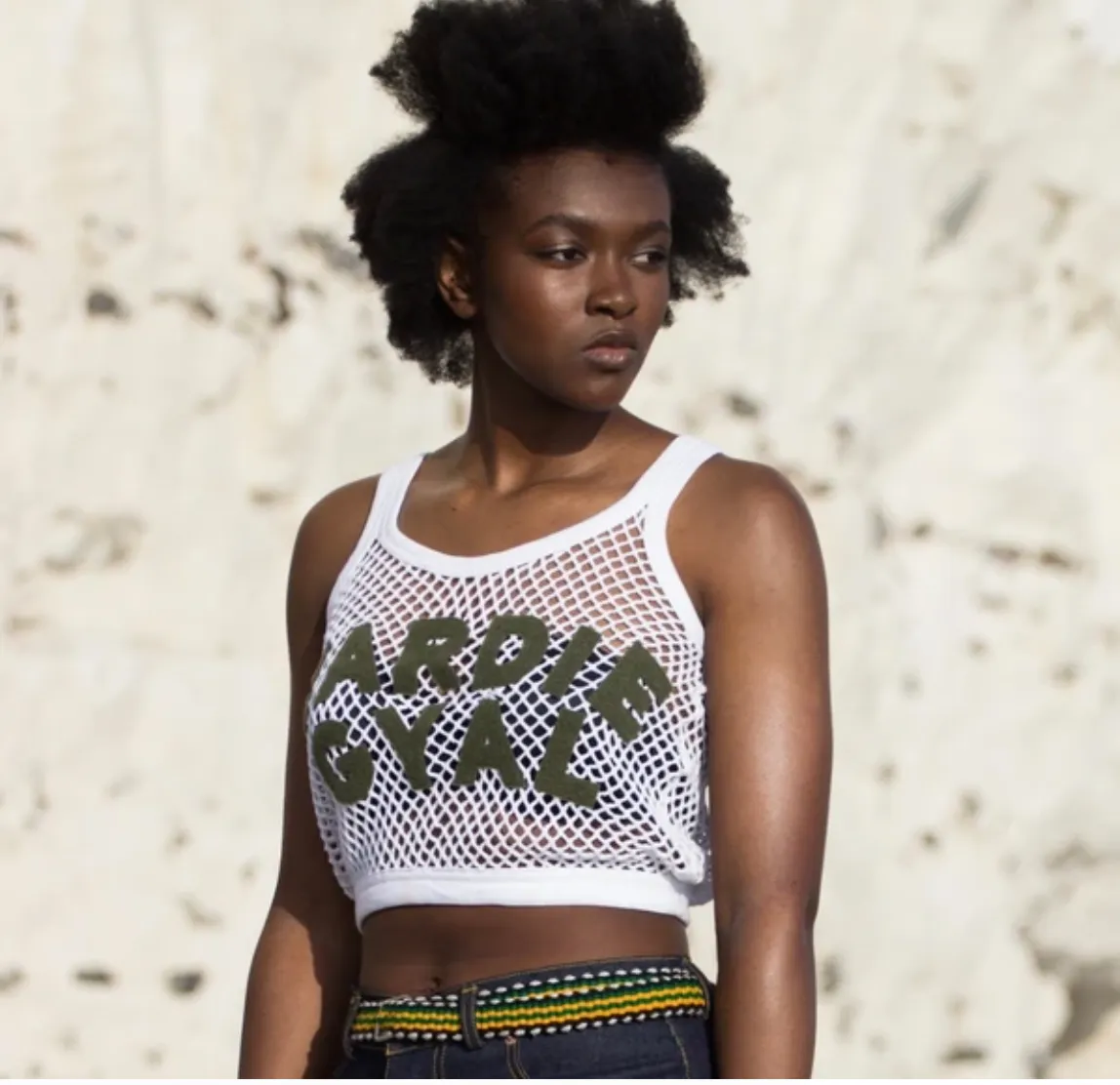 Yardie Gyle Cropped String Vest